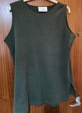 Anne Harvey khaki Sleeveless vest top 18 used