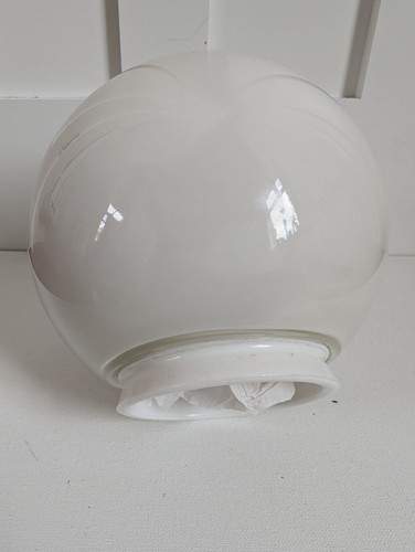 White glass globe - , lampshade