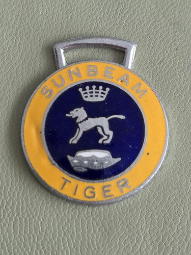 Vintage sunbeam tiger - tiger, keyring