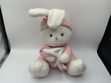 Russ Berrie Baby Meadow Pink Rabbit With Comforter And Battery Pack (untested)