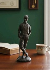 Vintage Bronze Golfer Figurine