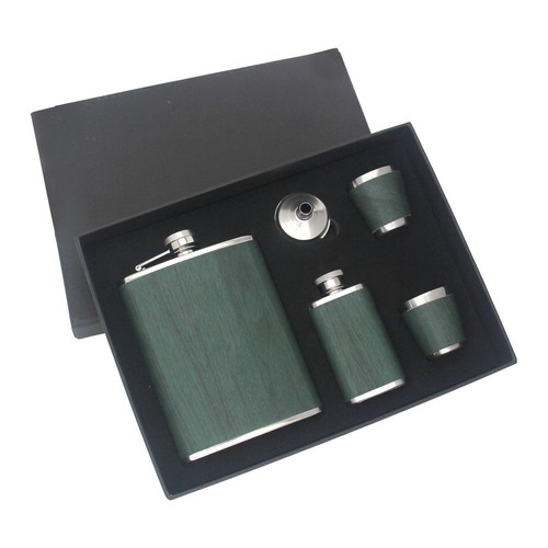 Hip flask gift set with - set, funnel