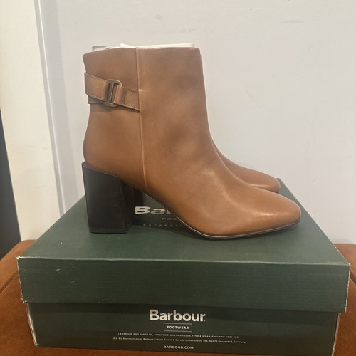 Barbour tan leather boots - barbour,