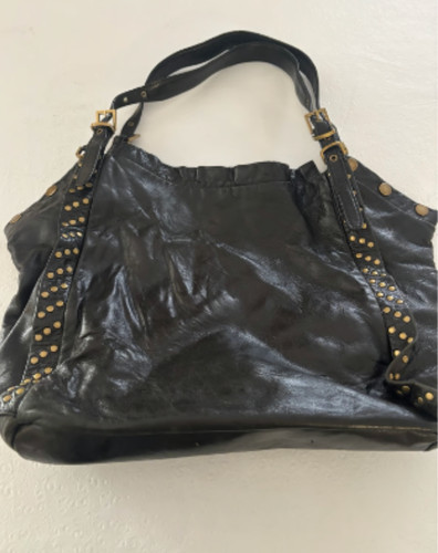 Kooba black leather large - black,