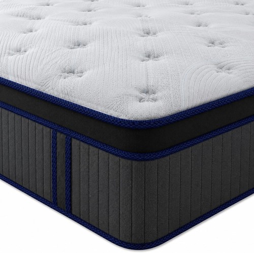 King size 31cm hybrid mattress - king,