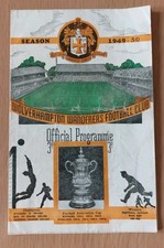 Wolves - Wolverhampton Wanderers v Liverpool 1949-50
