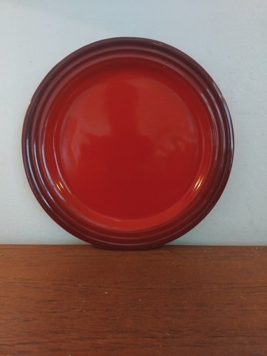 Creuset plate 22cm - le, red