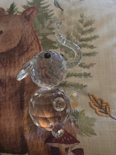 Vintage faceted crystal glass - vintage,