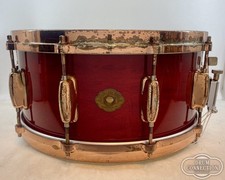 Slingerland Studio King 14x6.5 Snare Drum Copper Plated Maple/Poplar