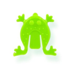 10 Green Plastic Jumping Frogs