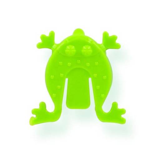Green plastic jumping frogs - 10,
