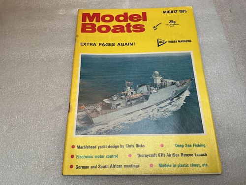 Model boats magazine august - model,