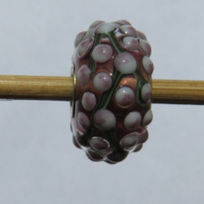 Trollbeads Purple Mimosa glass