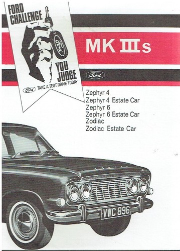 Ford zephyr zodiac mk3 - 4/6, &