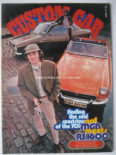 Custom car april 1972 - custom,