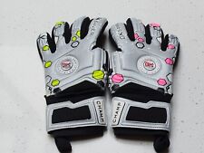 Professional Goalkeeper Gloves GK Saver Kids Champ B2 silver Negative Cut Size 6