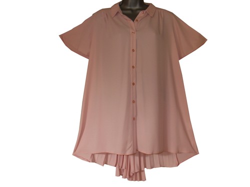 Plus size pink - , chiffon