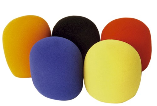Coloured foam microphone - foam,