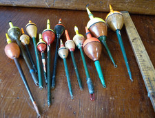 Vintage Perch/Grayling Bobbers x 13 for the traditional angler - classics.....