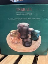 Terrain Coloured Glass Candle