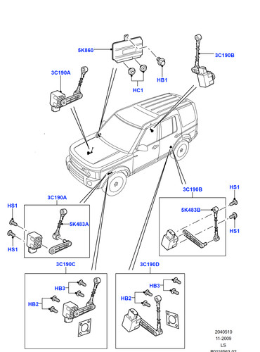 Land rover genuine link height - genuine,