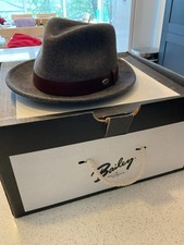 Men’s Bailey Trilby Grey Hat Size M