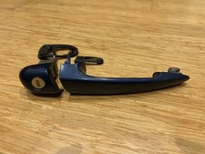 BMW E46 3 SERIES COUPE CONVERTIBLE DRIVER RIGHT OUTER DOOR HANDLE TOPAZ BLUE