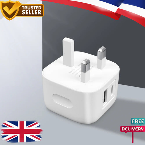 Fast charging dual port plug - charging,