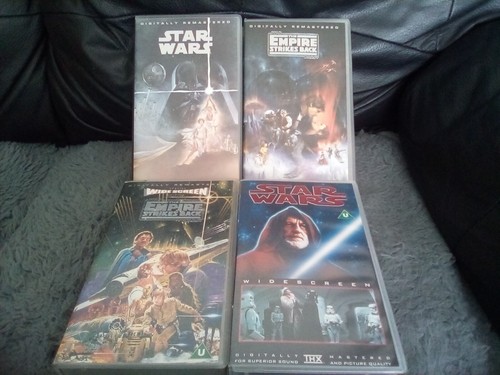 Star wars vhs - star, x4