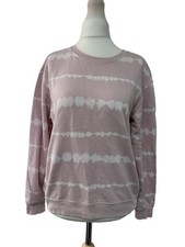 M&S Collection Pink Tie Dye Jumper Sweater Size Medium Good Condition