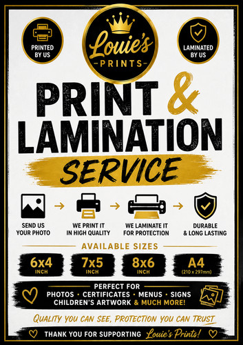 Photo printing lamination - printing, &
