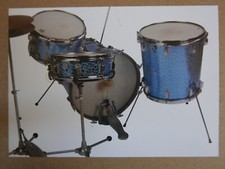 POP-CARD feat. TRIXON TELSTAR DRUM KIT , 11x15cm greeting card #abx