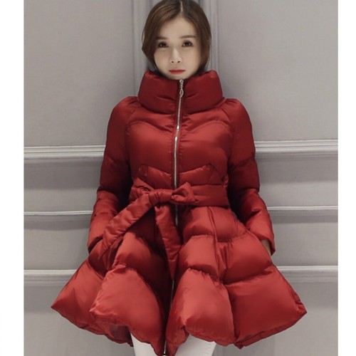 Women puffer coat jacket swing - jacket,