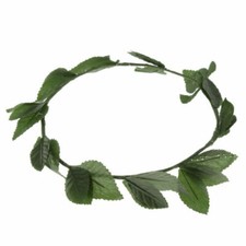 Green Laurel Wreath Headpiece