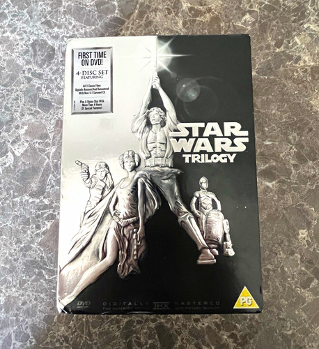 Star wars trilogy disc dvd - star,