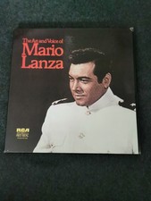 The Art & Voice of Mario Lanza 12” Vinyl LP 3 Record Set - Red Seal RCA - EX/EX