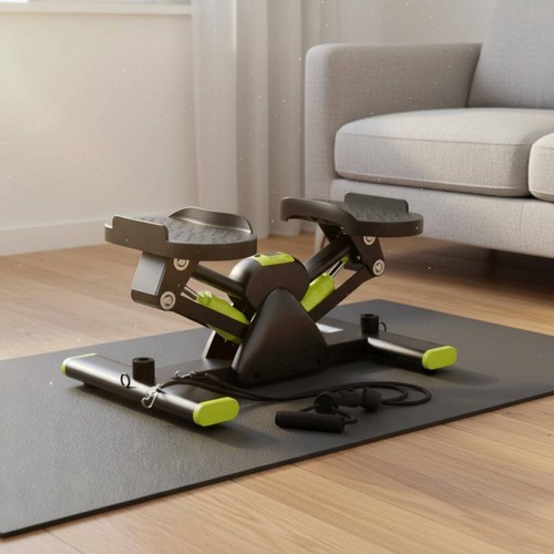 Side stepper exercise machine - side,