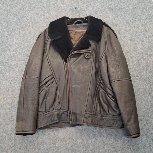 Vintage leather jacket large - jacket,