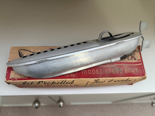 Vintage jet propelled silver - vintage,