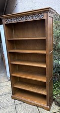 MODERN  OAK OLD CHARM BOOKCASE VERY CLEAN COLOUR CODE LIGHT OAK WE DELIVER