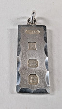 Sterling Silver Ingot Textured