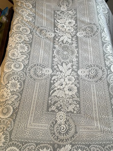 Nottingham lace floral - lace,