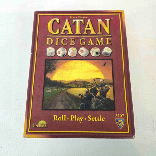 Settlers catan dice game - catan,