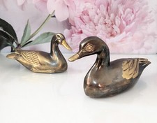 Pair vintage bronze brass - pair,