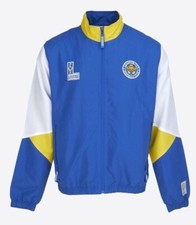 Leicester City Retro Tracksuit Top Mens Large 1992 Football Track Jacket LCH10