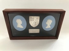 WEDGWOOD SILVER JUBILEE FRAMED
