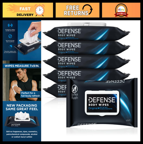 Natural body wipes 6pk with - natural,