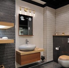 4Light Bathroom Vanity Fixture