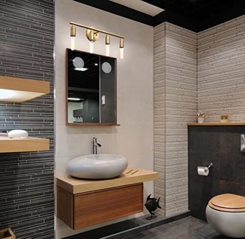 4light bathroom vanity fixture - vanity,