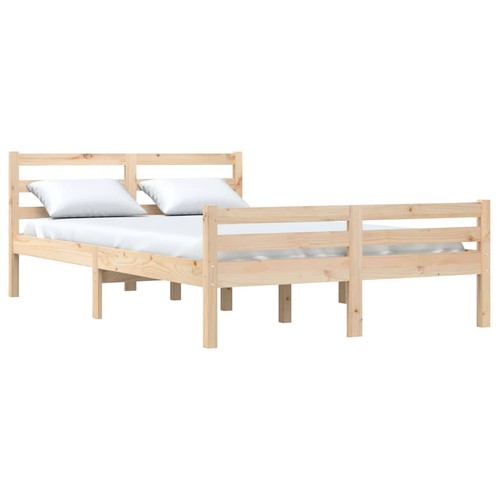 Solid wood bed frame bedroom - wood,